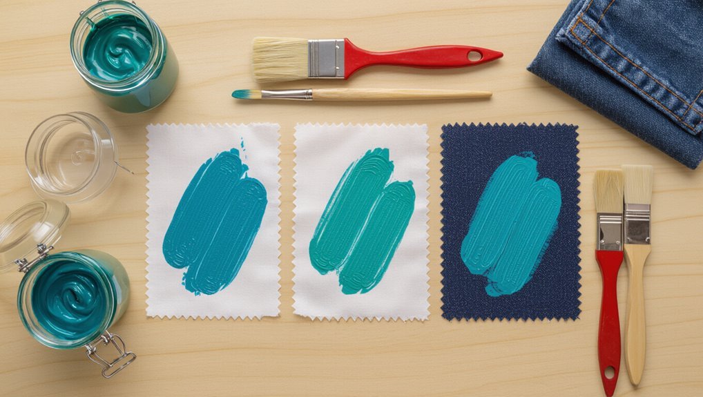 fabric paint drying times