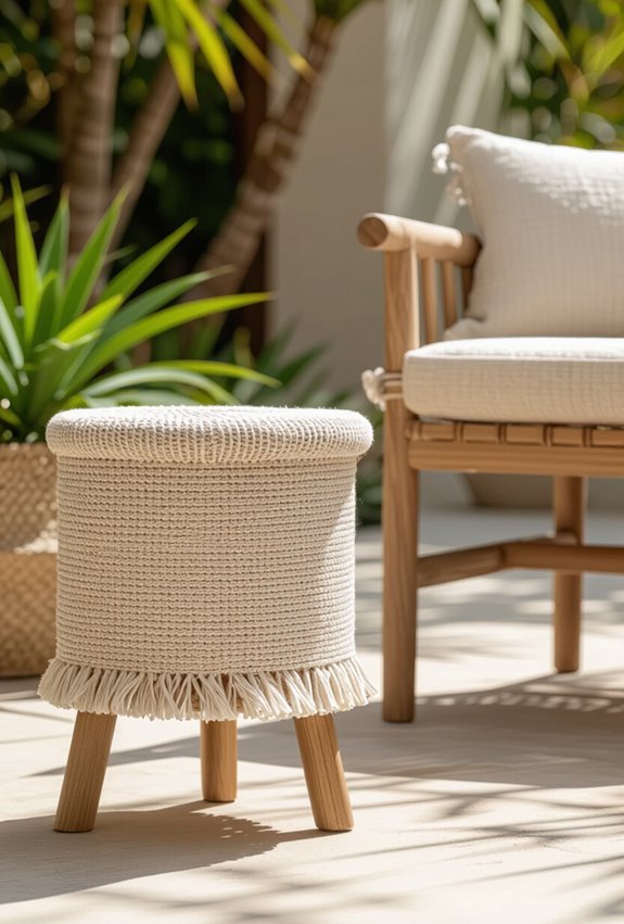 fabric wrapped furniture legs