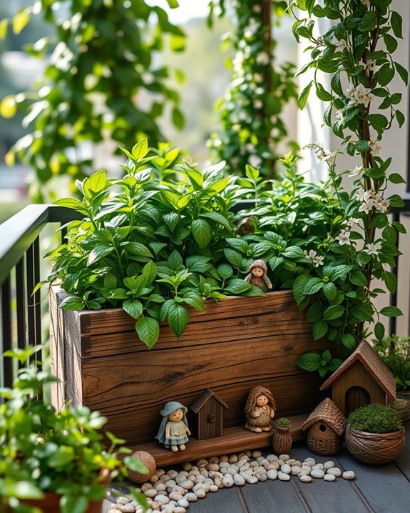 fairy garden balcony retreat