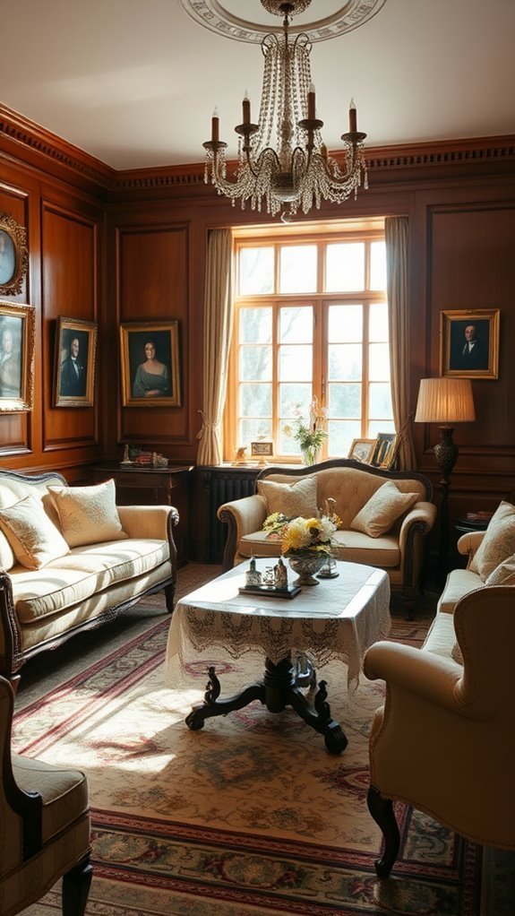 family heirlooms enhance decor