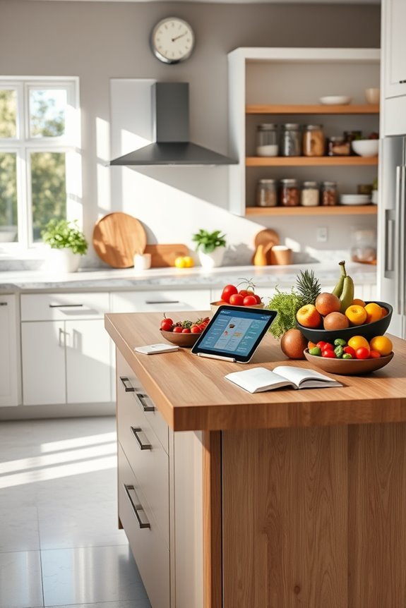 family meal planning station