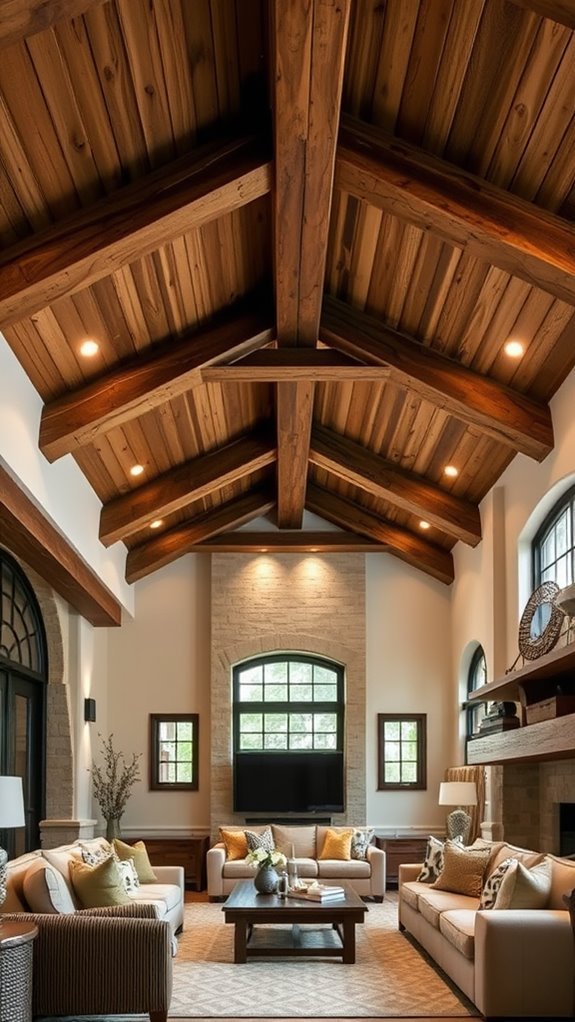 farmhouse rustic beam decor