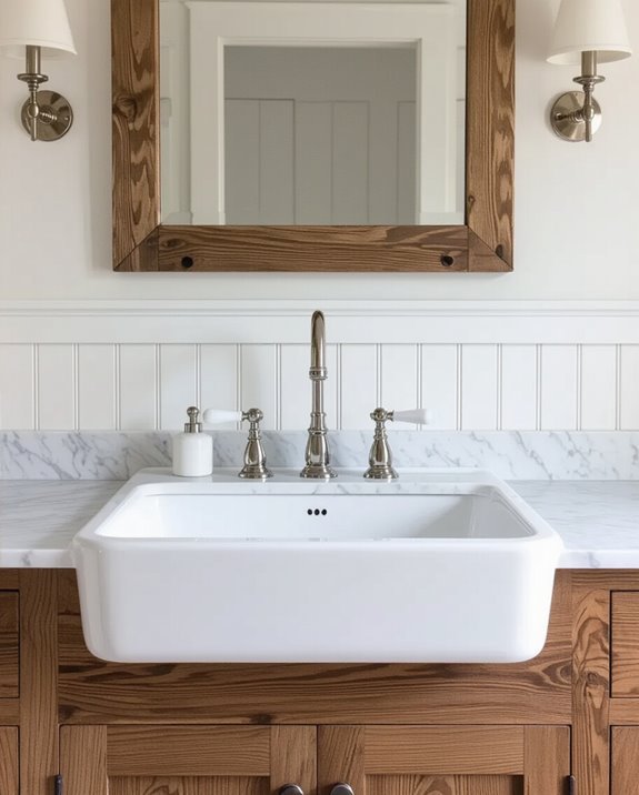 farmhouse sink style options