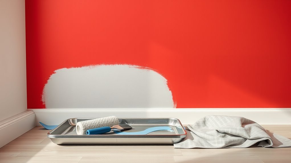 fast red wall coverage