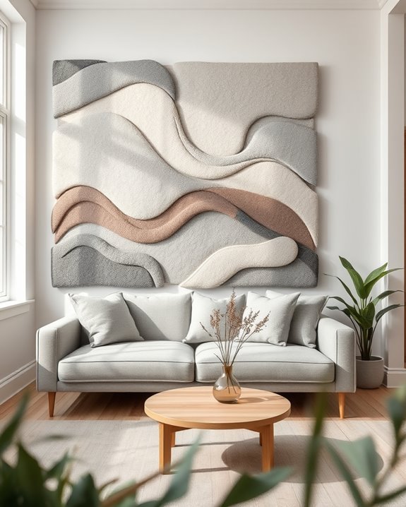 felt art enhances acoustics