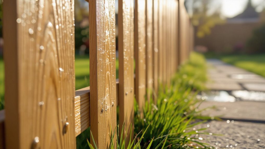 fence paint drying times