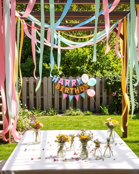 festive backyard celebration decor