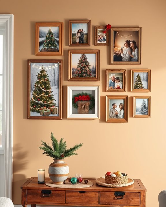 festive christmas photo collage