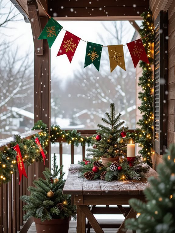 festive colorful cozy decor