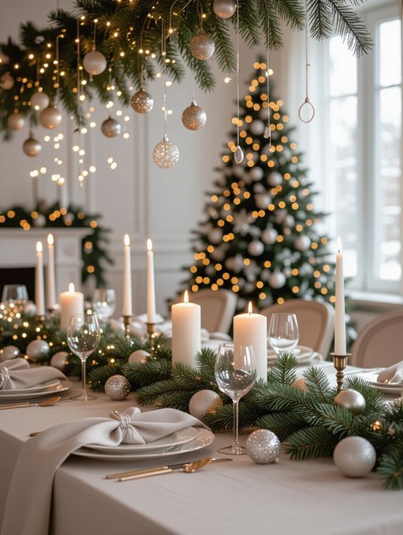 festive cozy illuminated atmosphere