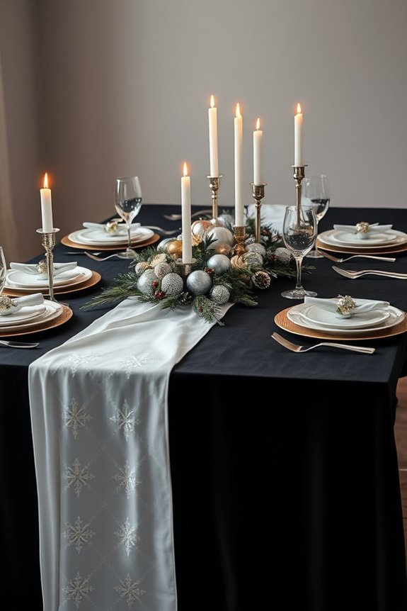 festive dining table makeover