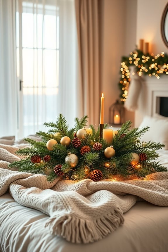 festive holiday table arrangements