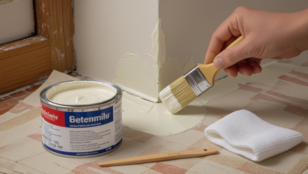 filler technique for cracks