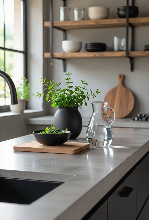 finish defines kitchen character