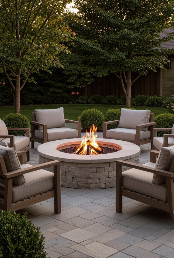 fire pit safety and ambiance