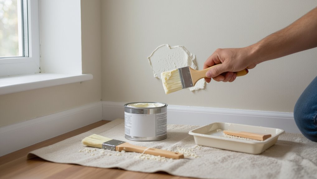 fix bubbling paint quickly