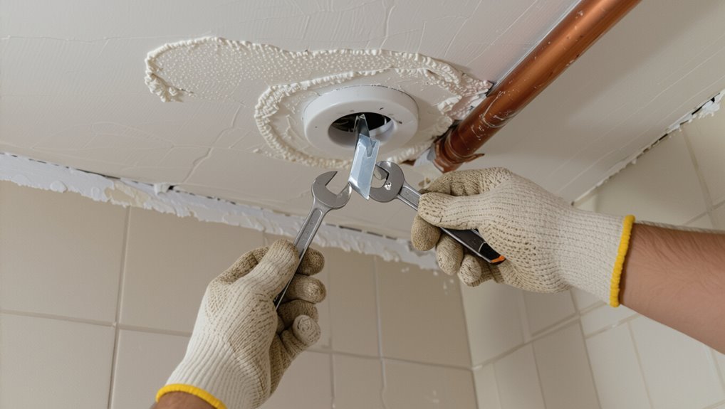 fix leaks before repainting