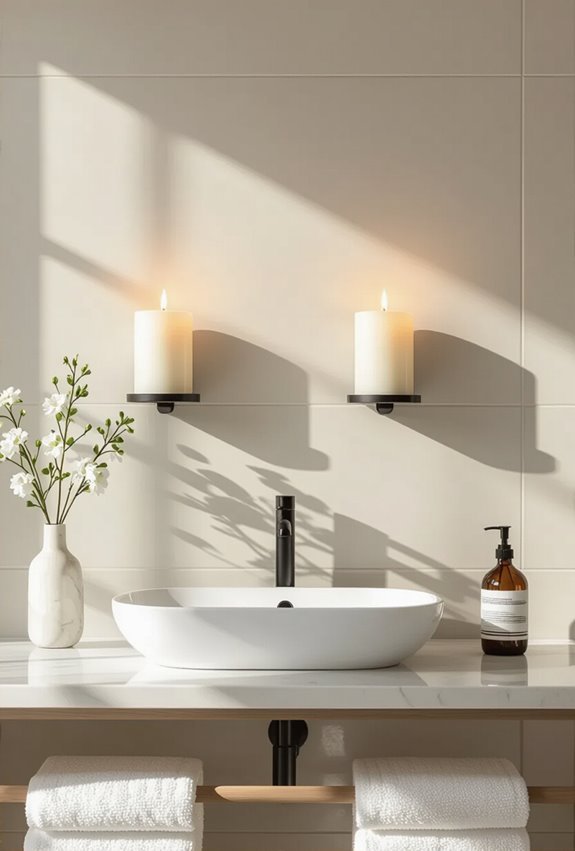 flameless wall mounted scented ambiance