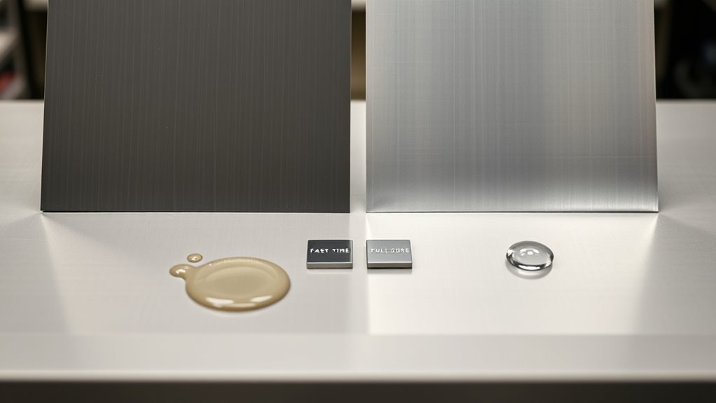 flash and cure timing