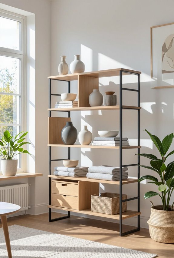 flexible modular shelving configurations