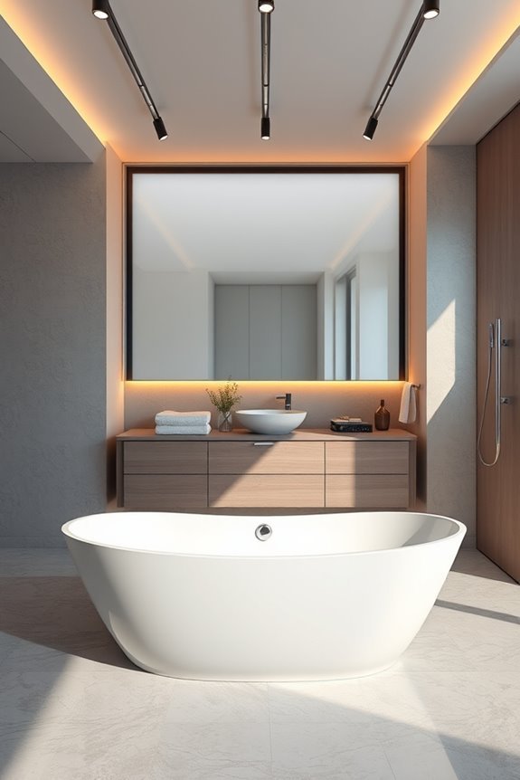flexible stylish bathroom lighting