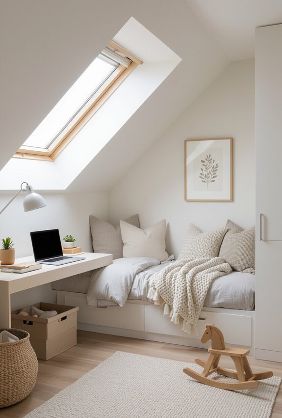 flexible zoning for multifunctional attic
