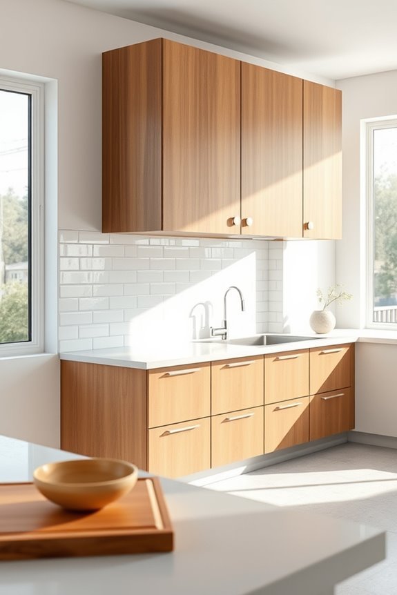 floating cabinets for modern kitchens