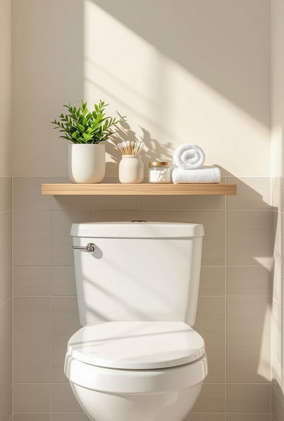 floating shelf for essentials