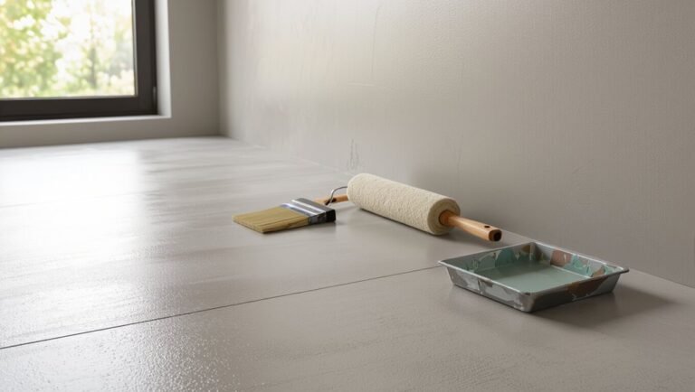 floor paint not recommended
