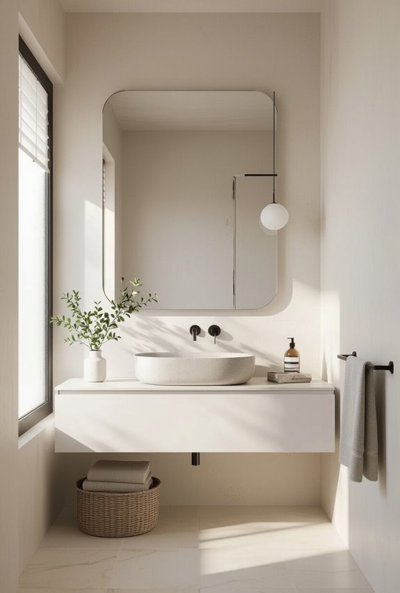floor to ceiling mirror strategy