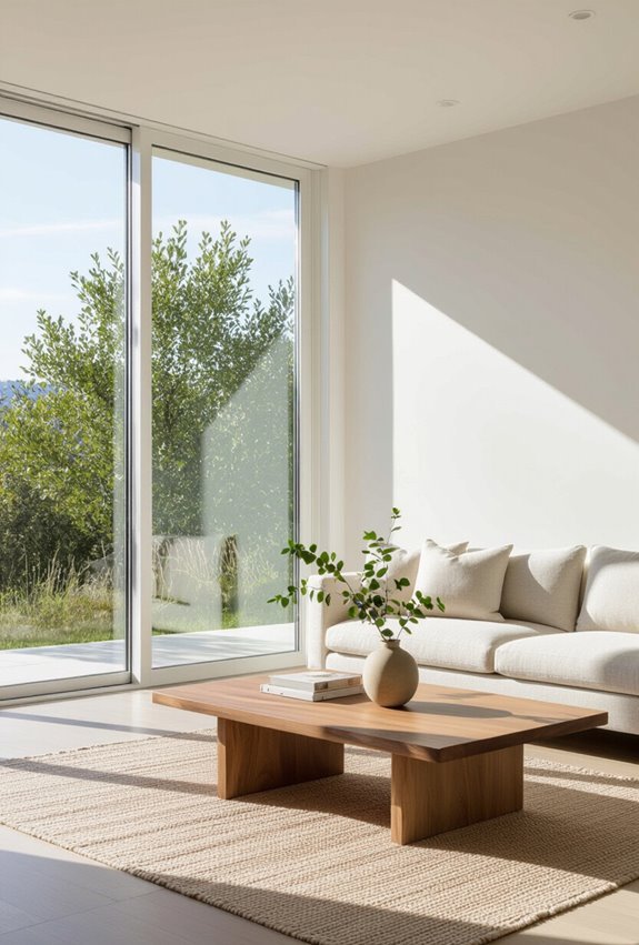 floor to ceiling sunlit seating