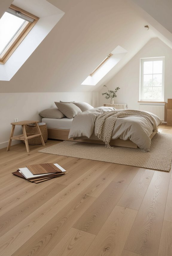 flooring for sloped roof bedrooms
