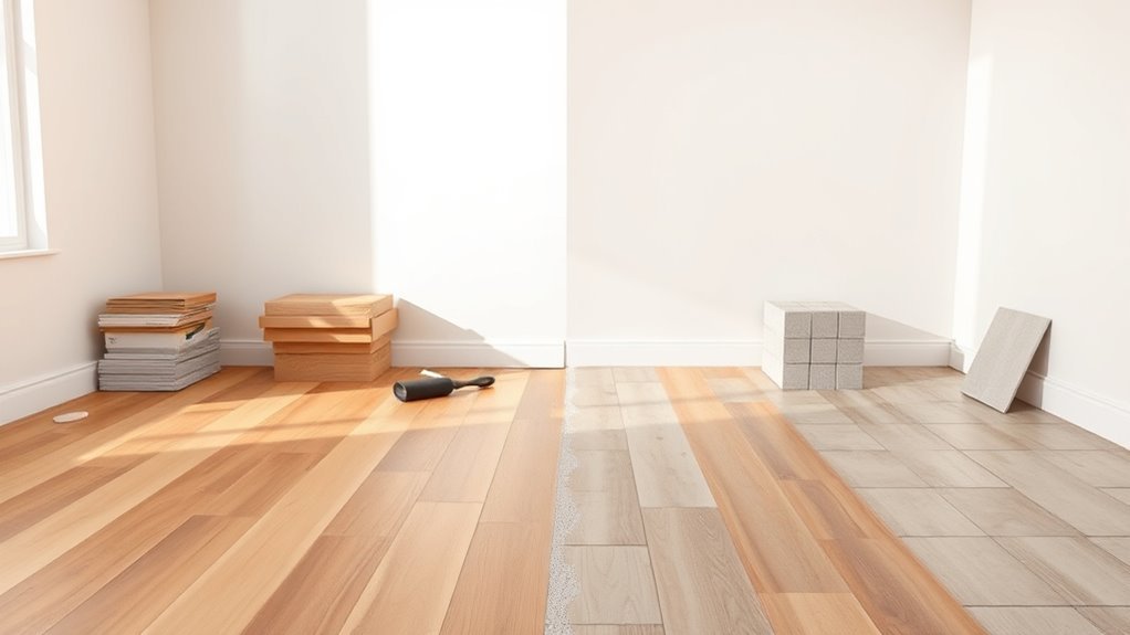 flooring type affects painting