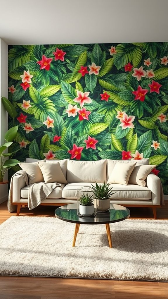 floral foliage urban oasis