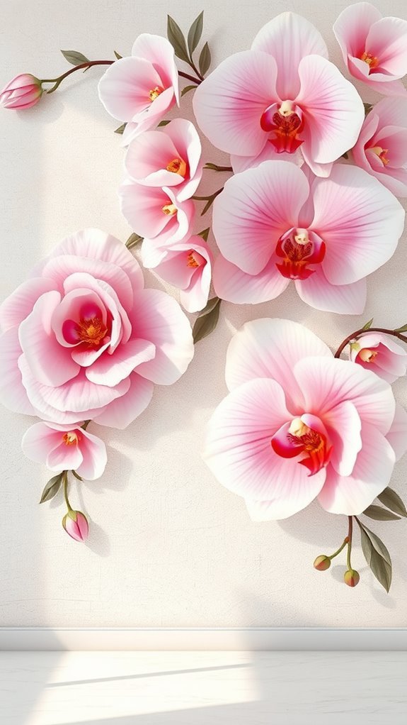 floral murals for transformation