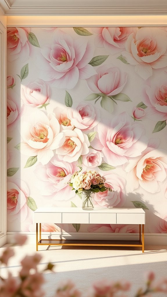 floral statement wall techniques