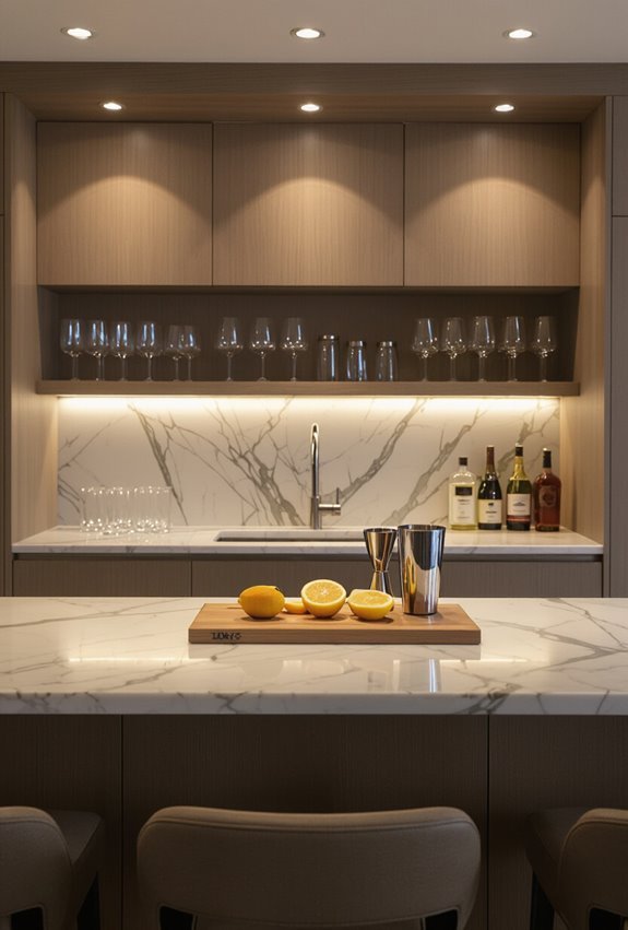 flush recessed focused task lighting
