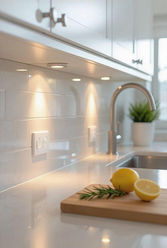focused warm dimmable puck lighting