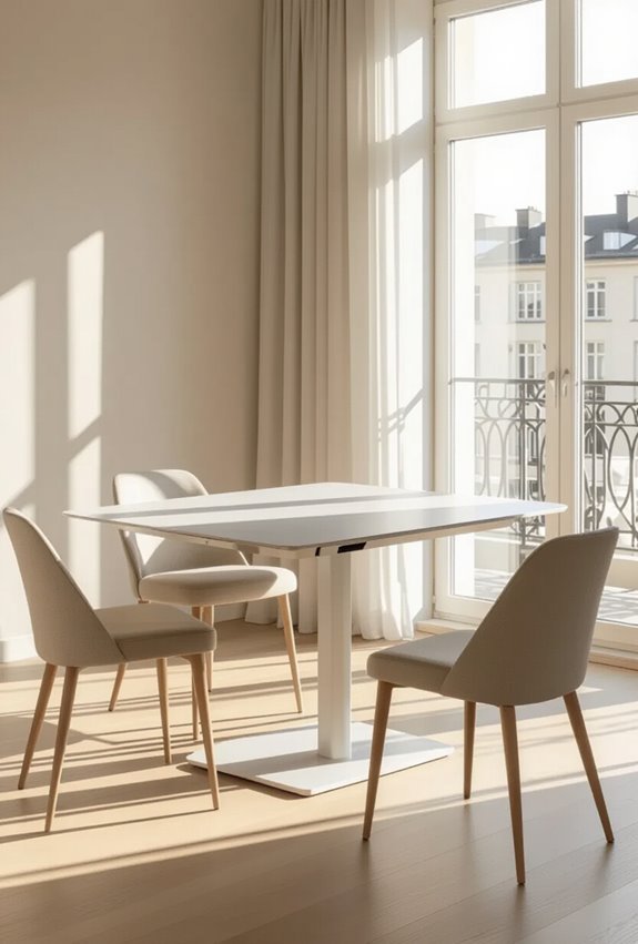 foldable convertible dining solution