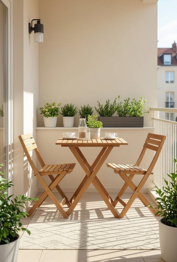 foldable furniture maximizes space