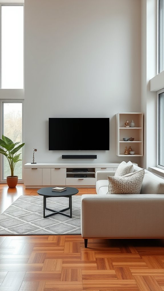 foldable multifunctional tv setup