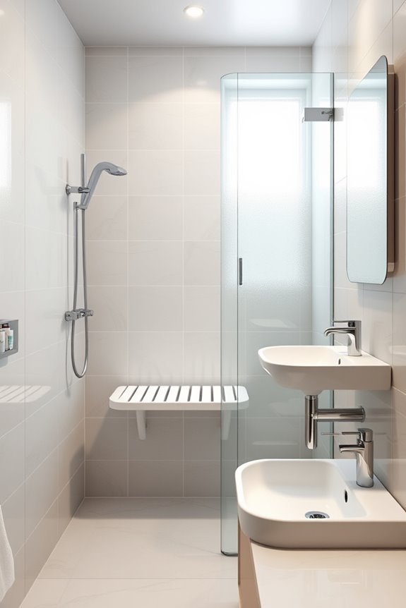 foldable shower bench convenience