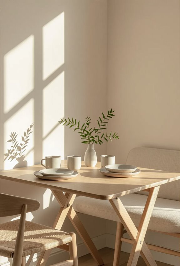 foldable space saving dining solution