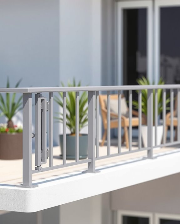 folding balcony rail solutions