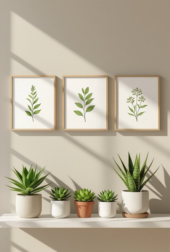 framed botanical closeup square