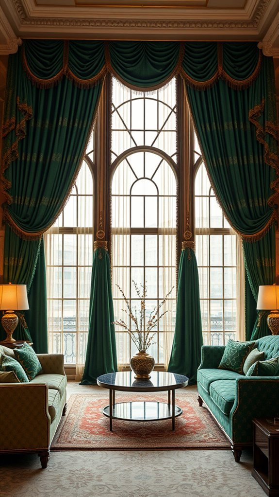 framed curtains enhance aesthetics