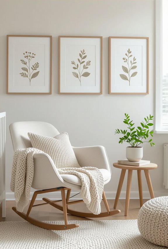 framed prints add warmth