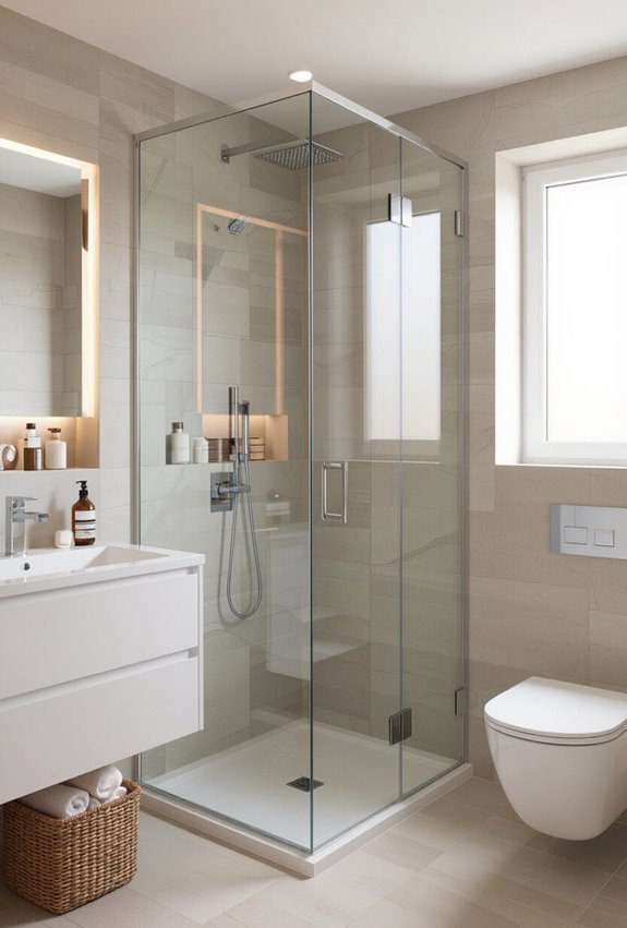 frameless glass expands perceived space