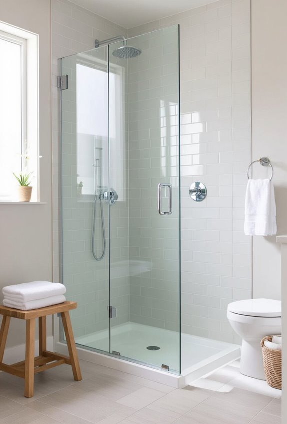 frameless glass shower upgrade