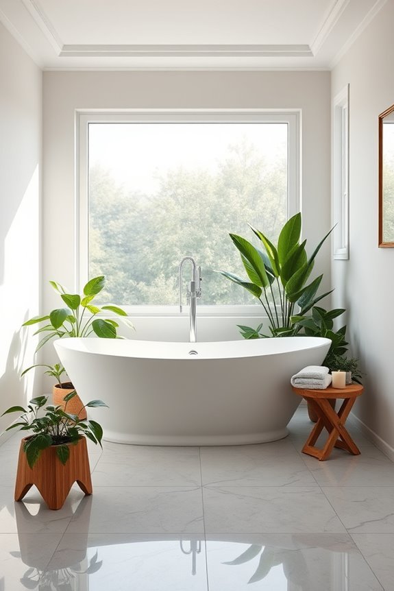 freestanding bathtub for relaxation